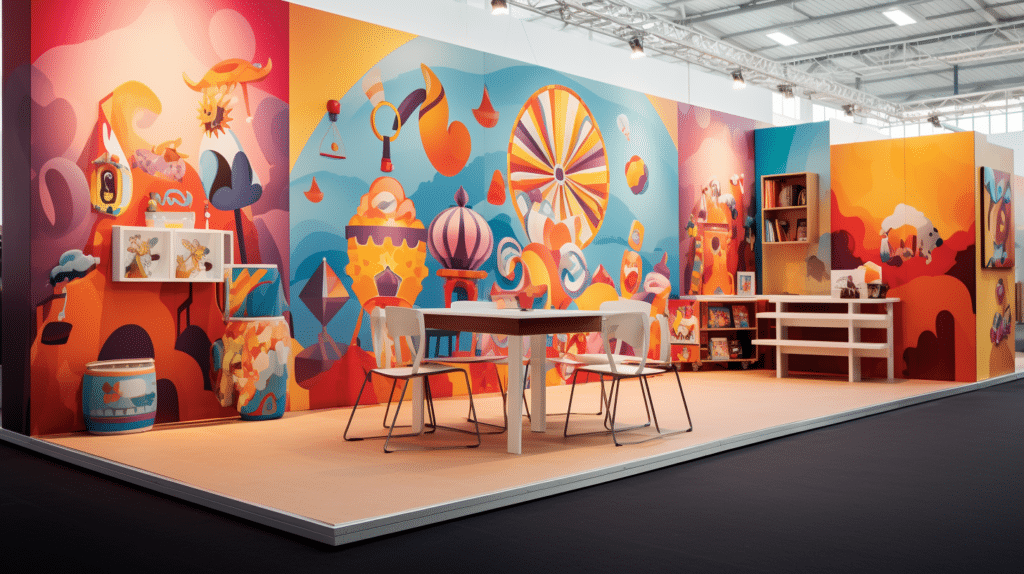 Gekkotex tapeten Messestand