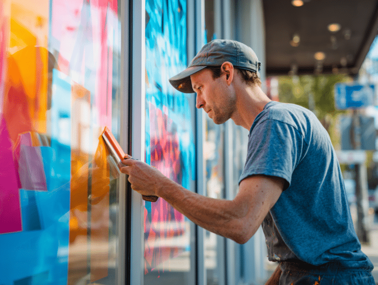 badytepede 78095 A man applying vibrant geometric advertising 82b57f74 f7d7 48a4 a56f 5c0b1369fcc3 0 1 - Tepedeexport.at